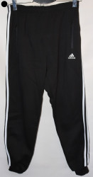 Спортивные штаны мужские на флисе (black) оптом 31597604 N22-39
