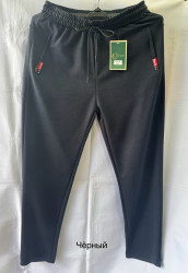Спортивные штаны мужские (черный) оптом 45392760 2418-24