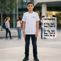 Футболки подростковые оптом 84036712 0106-135