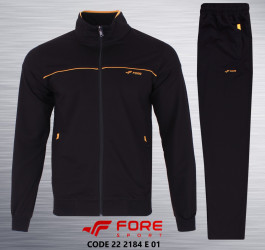 Спортивные костюмы мужские FORE SPORT (black) оптом 47860921 22 2184 E 01-10