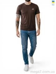 Футболка, Sport style оптом 01NB норма шоколад