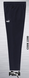 Спортивные штаны мужские на флисе БАТАЛ (темно синий) оптом 56847301 2200-52