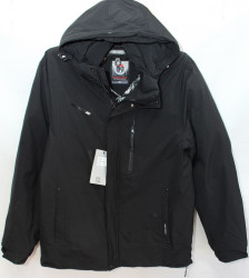 Куртки зимние мужские БАТАЛ (black) оптом 43590172 17-35