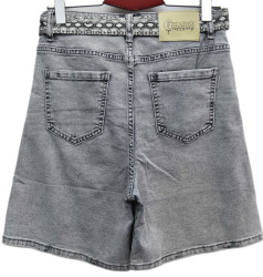 Шорты джинсовые женские DERUN ПОЛУБАТАЛ оптом 41957382 7076-164