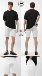 Шорти джинсові чоловічі I8DENIM оптом THREE BLACK 