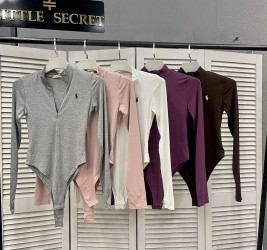 Боди женские (пудра) оптом 71086354 K016-8