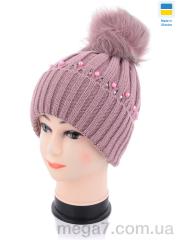 Шапка, Angelica оптом 18-19 d.pink