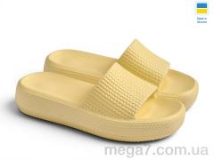Шлепки, Rai shoes оптом ДС78 св.жовтий