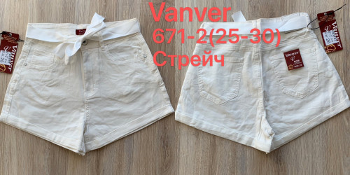 Шорты джинсовые женские VANVER оптом Vanver 41780236 671-2-10