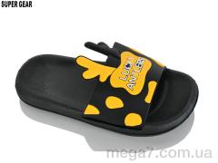 Шлепки, Super Gear оптом 01-758 black