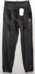 Спортивные штаны женские БАТАЛ на меху оптом 68957021 B504-114