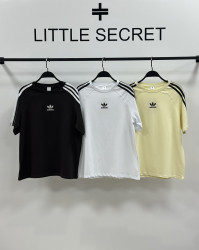 Футболки жіночі БАТАЛ (жовтий) оптом Little Secret 