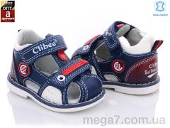 Сандалии, Clibee оптом AB35 d.blue-red