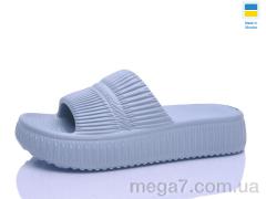 Шлепки, Lot Shoes оптом N79 сіро-блакитний