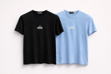 Футболки женские (черный) оптом 82043197 002-184