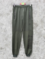 Спортивные штаны мужские (зеленый) оптом 23419570 12-158