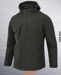 Куртки демисезонные мужские AZT (хаки) оптом 82394571 9852-35
