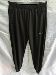 Спортивные штаны мужские БАТАЛ (черный) оптом 08257614 05-15