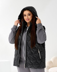 Жилетки женские БАТАЛ оптом 91075823 27-16