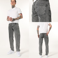 Джинси чоловічі I8DENIM оптом THREE BLACK  