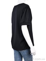 Футболка, Obuvok оптом OBUVOK B0102-1 black (10789)