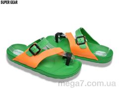 Шлепки, Super Gear оптом A01-2468 green