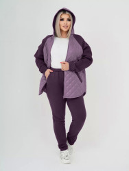 Спортивные костюмы женские на флисе ПОЛУБАТАЛ оптом - 92175830 082-17