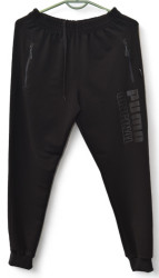Спортивные штаны подростковые (черный) оптом 48397260 03-48