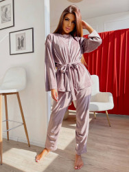 Ночные пижамы женские (3-ка) оптом IMMA 81350497 107-6