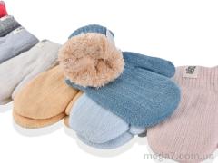 Варежки, RuBi оптом 6352 (акрил) mix