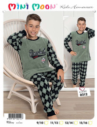 Ночные пижамы юниор на флисе оптом 36419570 0212-18