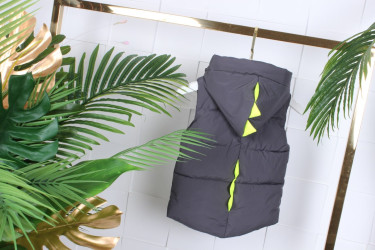 Жилетки детские (серый) оптом 04613897 MJ-41-8