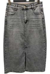 Юбки джинсовые женские БАТАЛ оптом 10764953 8548-23