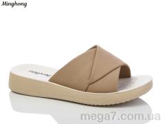 Шлепки, Minghong оптом 7719-39 khaki