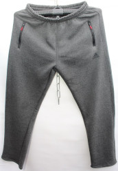 Спортивные штаны мужские на флисе (серый) оптом 57638042 08-67