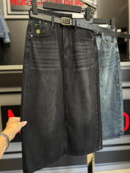 Юбки джинсовые женские оптом 69381502 60-12
