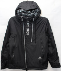 Куртки зимние мужские (черный) оптом 39586741 HA1203-10
