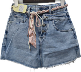 Шорты джинсовые женские оптом 39854716 6023-78