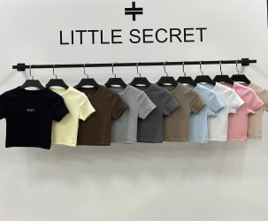 Топы женские (белый) оптом 64807519 500398-164