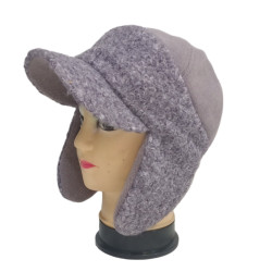 Шапки - вушанки жіночі оптом