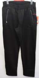 Спортивные штаны мужские на флисе (black) оптом 20583647 QA1-52