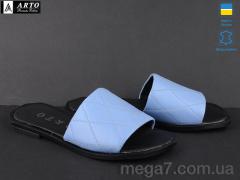 Шлепки, ARTO оптом 217 голубой к.