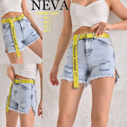 Шорты джинсовые женские NEVA оптом 52901673 2827-30