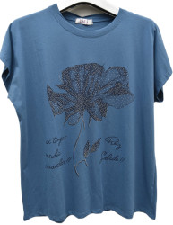 Футболки женские БАТАЛ оптом 56704231 5536-215