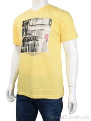 Футболка, Мир оптом 3707-109 yellow