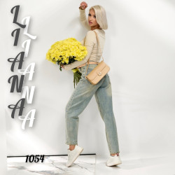 Джинси БАГГІ жіночі оптом Liana