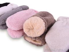 Варежки, Королева оптом CAP M7-97 (тедди) mix