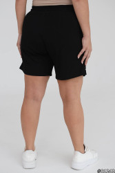 Шорти жіночі БАТАЛ (чорний) оптом Мис Елегант