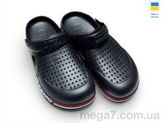 Кроксы, Rai shoes оптом --- 521 чорний