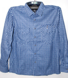 Рубашки мужские HETAI на флисе оптом 60314275 01-1